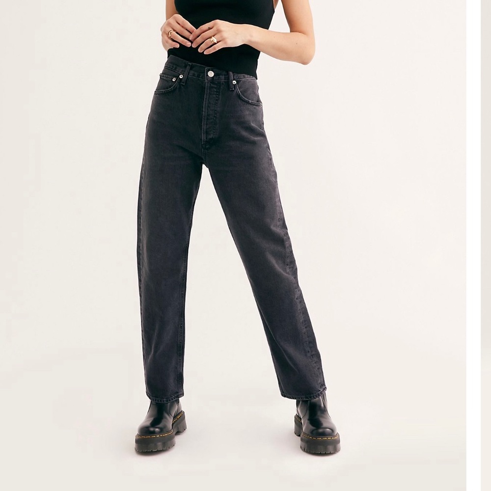 Agolde 90s jeans. Black. Photogram. 25.